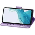 thumbnail image 3 of for Samsung Galaxy A54 5G Wallet Case for Women Girls, Shiny Butterfly Flower PU Leather Cover with Card Slot Holder Flip Phone Case for Samsung Galaxy A54 5G Rhinestone Purple, 3 of 18