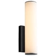 thumbnail image 2 of 3-5010-15 Oxygen Lighting Fugit - 12.13 Inch 9W 1 LED Wall Sconce-Black Finish, 2 of 2