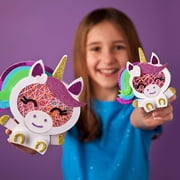 Craft-tastic Stacked String Art Unicorns