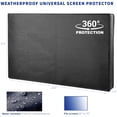 thumbnail image 2 of VIVO Black 65" to 70" TV Cover for VIVO Electric Ceiling TV Mount MOUNT-E-FD70, 2 of 8