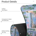 thumbnail image 4 of Yayeee Faucet Mat for Kitchen Sink 14.7" Diatomite Long Splash Guard Pad, Blue Floral Window, 2 Pack, 4 of 7