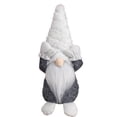 thumbnail image 2 of Adornos navideños, muñecos decorativos, adornos navideños, anciano sin rostro levanta su muñeca de la mano, decoraciones de ventanas blancas Wmkox8yii fhajkh2882, 2 of 5