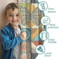 thumbnail image 3 of Blackout Kids Curtains,Boho Bohemia Flower Childrens Insulated Curtains Set Of 2,Bedroom Essentials,Toddler Room Decor 42"x84"(106x213cm), 3 of 4