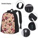 thumbnail image 3 of Balery gold Skull Guitar record Mochila Escolar 3 en 1 para Niños - Mochila Resistente con Lonchera Térmica y Estuche - Mochila Escolar para Niños y Niñas, 3 of 7