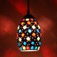 thumbnail image 2 of 1 Unids Retro Mosaico Multicolor tejado Colgante Luz Pantalla Lámpara Pantalla Suspensión Luz # 3 Yuyangstore Pantallas de lámpara, 2 of 8
