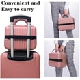 thumbnail image 3 of Estuche de viaje para maquillaje, bolsa organizadora de cosméticos dura, pequeña bolsa de maquillaje, caja Retro Mini ABS, Maleta de transporte para mujeres y niñas MFZFUKR CZMR-ST93-1, 3 of 7