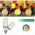 thumbnail image 3 of Led Bulbs E14 Cool White, 16W (100W Halogen Equivalent) E14 Screw Base Light Bulb 6000K 1200LM Non-Dimmable Flicker Free AC 220-240V for Crystal Chand, 3 of 5
