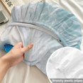 thumbnail image 4 of Twin Sze Fitted Sheet Set - Blue Butterfly Coastal 2 Piece Bedding Sets 16" Deep Pocket Fitted Sheet with 1 Pillowcase, Summer Beach Ocean Nautical Brushed Microfiber Hotel Luxury Bed Sheets, 4 of 9
