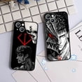 thumbnail image 5 of Berserk-funda suave de Anime para teléfono móvil Apple, carcasa negra para iPhone 15, 14, 13, 12, 11, XS, XR, X, 8, 7, 6, 6S Pro Max Plus Mini, 5 of 5
