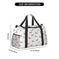 thumbnail image 3 of Easygdp Dachshund Dog Puppy Bolsa de Gimnasio, Bolsa de Viaje Duffel, Bolsa de Fin de Semana con Compartimentos, Bolsa de Mano para Noche, 3 of 7