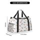 thumbnail image 3 of Easygdp Dachshund Dog Puppy Bolsa de Gimnasio, Bolsa de Viaje Duffel, Bolsa de Fin de Semana con Compartimentos, Bolsa de Mano para Noche, 3 of 7