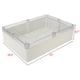thumbnail image 3 of Caja de Conexiones de ABS, Caja Estanca IP65 Impermeable, Caja Instrumentos Eléctrica con Tapa Clara para Proyectos Eléctricos, 380x260x105mm, 3 of 6