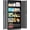 Black - 71”, variant on SOLAURA 71" Metal Garage Storage Cabinet with Locking Doors and Adjustable Shelves for Home, Office(Black)