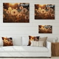 thumbnail image 4 of Designart "Dandelion Wishes" Floral Print on Natural Pine Wood, 4 of 5