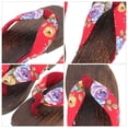 thumbnail image 3 of par de zuecos japoneses de madera, sandalias delicadas para mujer, zapatos de uso diario (38), 3 of 7