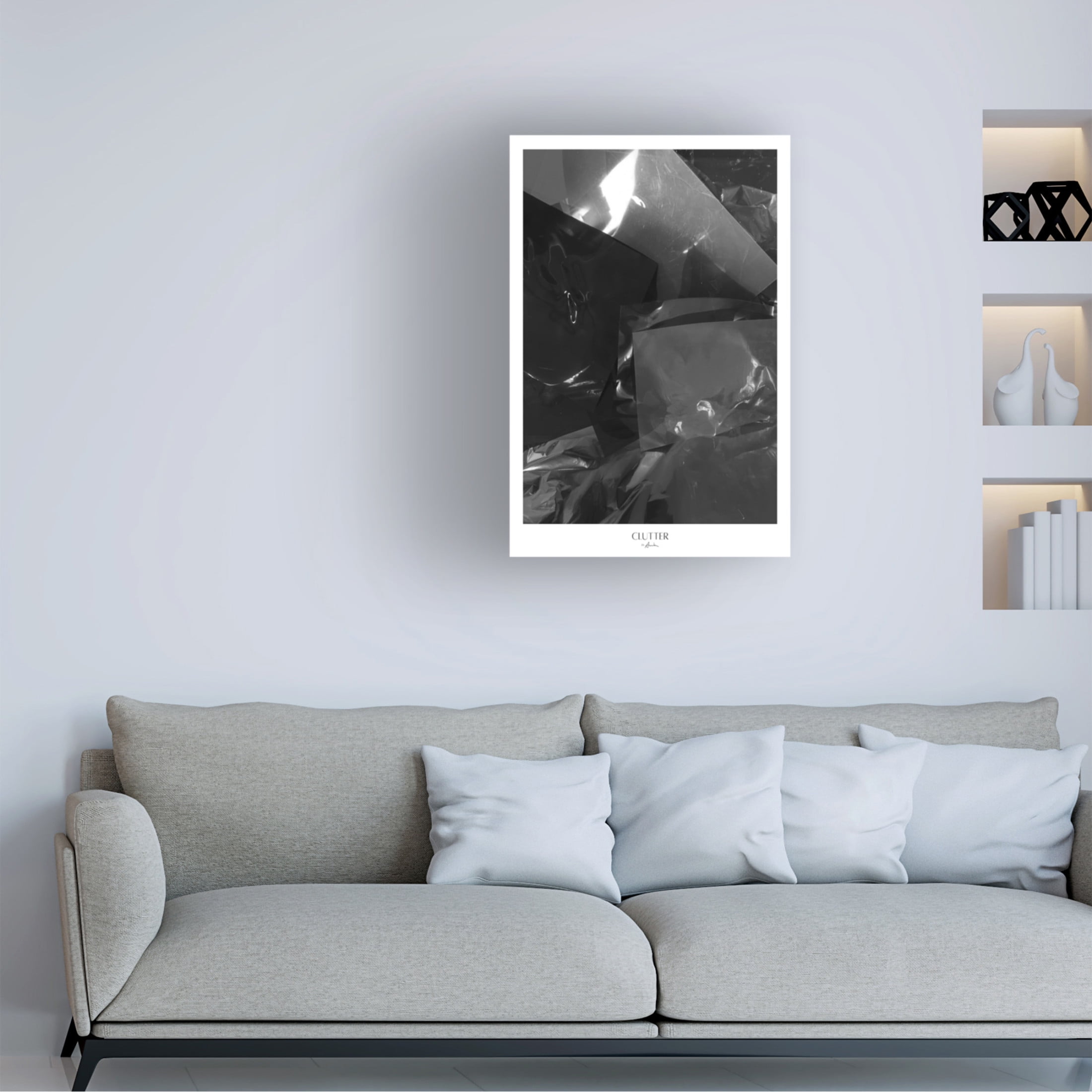 Trademark Fine Art Annika John  Clutter Canvas Wall Art