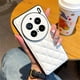 thumbnail image 2 of For vivo X200 Pro 5G Case Rhombus Stitching PU Leather + TPU Shockproof Phone Cover - Black, 2 of 5