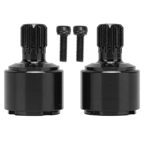 MAYUJIAA 2pcs RC Front Rear Drive Cups Black Easy Replaceable RC Steel Drive Cup for TRAXXAS X MAXX 1/5 Climbing Car HW313-79941