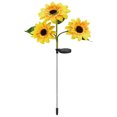 thumbnail image 2 of Lámpara Solar LED Con Estaca Girasol 3 Luces para Patio, 2 of 5