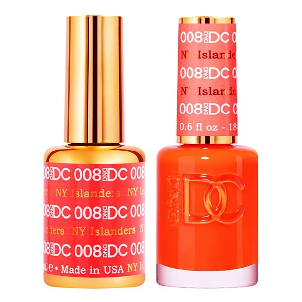 Set de esmaltes en gel DND DC Orange Collection 15 ml + 15 ml