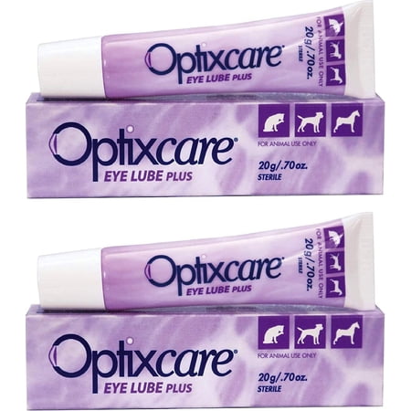 Pet Eye Lube Plus + Hyaluron 20g for Dog Cat Horses (#DAA (2-Pack))