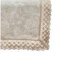 thumbnail image 2 of Fennco Styles Feronia Collection Country Jacquard Lace Trim Cotton Blend 16 x 90 Inch Table Runner – Natural Table Cover for Banquet, Family Gathering, Special Events and Home Décor, 2 of 4