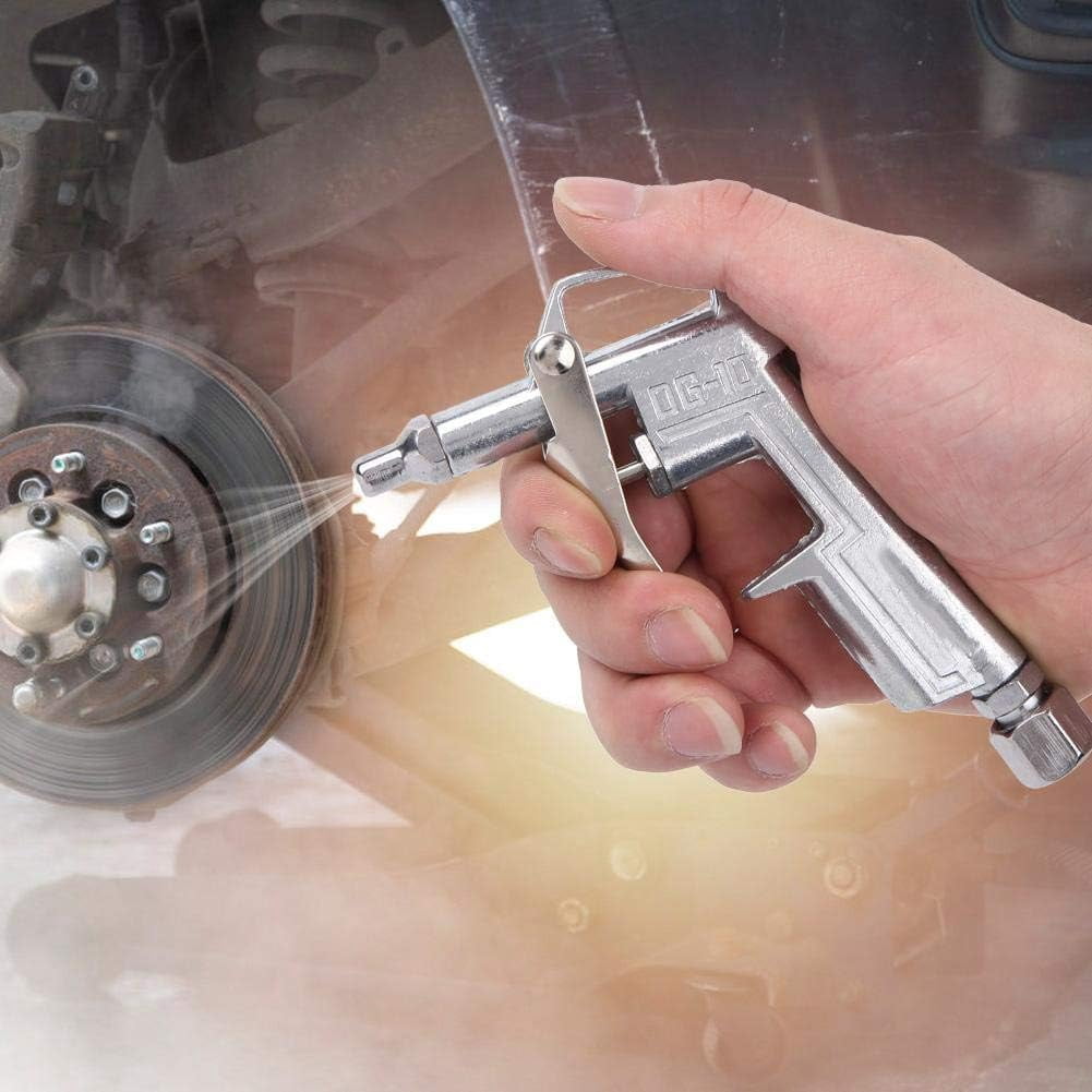 MKEUDQ-DG-10 Air Blow Gun, Pneumatic Dust Blow Gun Aluminum Alloy Adjustable Air Nozzle Dust Blowing Gun