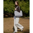 thumbnail image 4 of BAGSMART Tote Bag for Women, Lightweight Shoulder Bag with Compartments Puffy Handbag for Travel, Work, Beach, Gym, Shop, Gray, 4 of 8