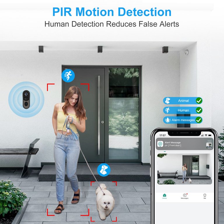 pir doorbell camera