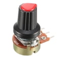thumbnail image 3 of Uxcell 15packs 10K Ohm Variable Resistors Rotary Carbon Film Taper Potentiometer w Knobs, 3 of 5