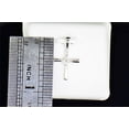 thumbnail image 5 of Diamond Cross Pendant 10K White Gold .05 CT. Charm, 5 of 5