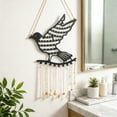 thumbnail image 4 of Bird Shaped Wall Mounted Jewelry Organizer, Decorative Metal Display Rack, Hanging Storage for Necklaces, Earrings, Bracelets, Space-Saving Wall Decor, 4 of 6