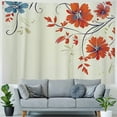 thumbnail image 4 of Orinice Flowers Tapestry Wall Hanging Unique Style Graphic Tapestries for Home Decor in Living Room Bedroom Dorm Farmhouse 40x60inch, 4 of 6