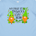 thumbnail image 4 of Inktastic My First St. Patrick's Day 2026 Gnomes Boys or Girls Baby T-Shirt, 4 of 5