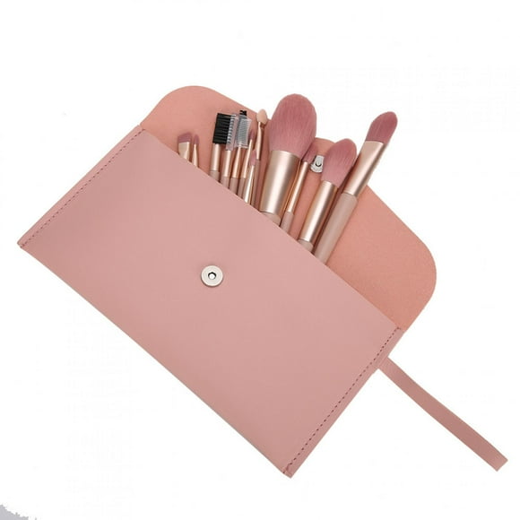 Fugacal 12 brochas cosméticas, juego de brochas de maquillaje de fibra artificial, sombra de ojos de mezcla para nias para mezclar base de mujeres Fugacal No se aplica