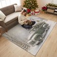 thumbnail image 2 of 3'x5' Area Rugs, Farmhouse Christmas Indoor Outdoor Area Rug for Living Room Bedroom, Winter Truck Xmas Pine Tree Barn Washable Bathroom Rugs Kitchen Floor Carpet Mats Home Decor, 2 of 8