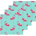 thumbnail image 2 of SKYSONIC Flamingo Cotton Washcloths Set of 2, Highly Absorbent Soft Fingertip Towel for Bathroom, Gym, Hotel and Spa, 12 x 12 Inch, 2 of 7