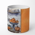 thumbnail image 2 of Carolines Treasures DAC1785CDL 10 oz Unisex Keeshond Fall Kitchen Pumpkins Decorative Soy Candle, 2 of 3