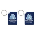 thumbnail image 1 of ThisWear Mom Breastfeeding Gifts Breastfeeding Support Club 2-Pack Aluminum Rectangle Keychain, 1 of 3