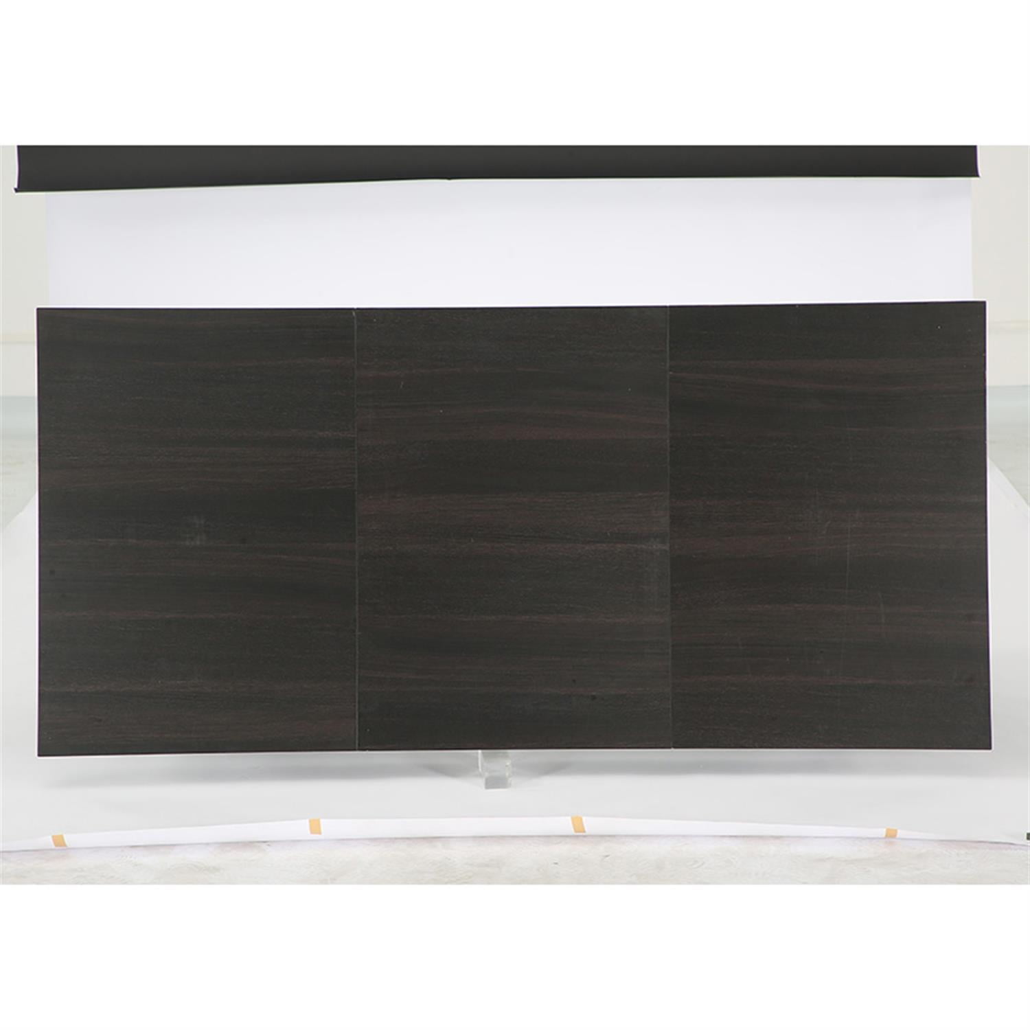 Demi Bonn 70" Rectangular Kitchen Table for 6 People, Modern Dining Table for Dining Room, Home Office, Living Room Furniture, Black