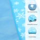 thumbnail image 2 of Dog Cooling Mat- Pet Cooling Mat Outdoor for Dogs Self Cooling Pad for Puppy Small Medium Dog Machine Washable (Large, Blue Snowflake), 2 of 5