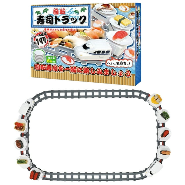 Juguete De Sushi Giratorio, Juego De Tren De Riel De Juguete De Sushi Giratorio Eléctrico Para Niños, Juegos De Rol Yuarrent HA034719-00