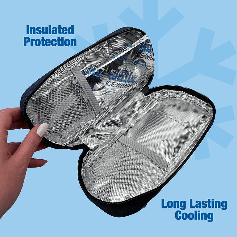 travel case for glp 1 GLP1     CHILLZ Blue Rx Medication Bag