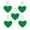 5#, variant on kayannuo 5PCS Reflective Pendant Outdoor Safety Reflective Pendant Heart Shaped Safety Reflective Suitable For Backpack Riding Walking Running