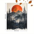thumbnail image 3 of Qisvanset Framed Canvas Wall Art 12x16 Inch Vintage Country Landscape Minimal Living Room Art, 3 of 5