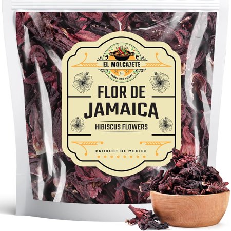 Hibiscus Flowers – All-Natural Triple Cleaned for Vibrant Flavor! Whole Soft Flor de Jamaica Petals, Perfect for Refreshing Hot or Iced Tea, Agua Fresca More. By