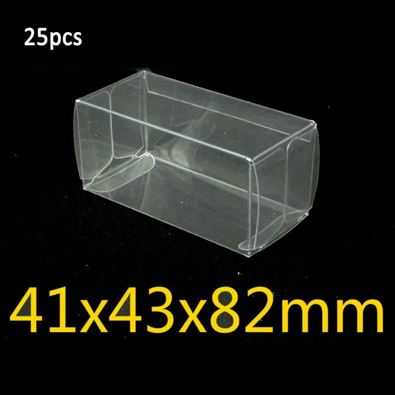 For Matchbox 1:64 Toy Car PVC Protector Box 20/25/50pcs Transparent Display Case 