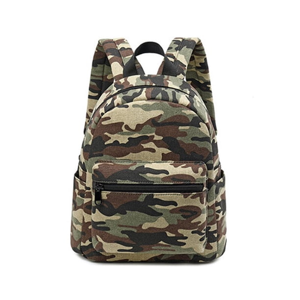 Mochilas escolares de camuflaje para niños, morral de hombro ligero para guardería, 2 tamaños, novedad Fivean unisex