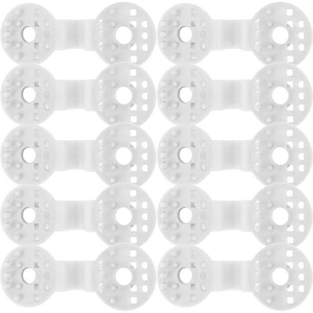 

BINGLI Sunshade Cloth Clip Sunshade Net Circular Plastic Black Clip Courtyard Mesh Cloth Garden Sunshade Cover Bird Proof Net Sunshade Cloth Accessories