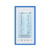 HealthmateForever T12AB2 Touch Screen Professional Grade TENS Muscle Recovery & Pain Relief Therapy (Blue on White)